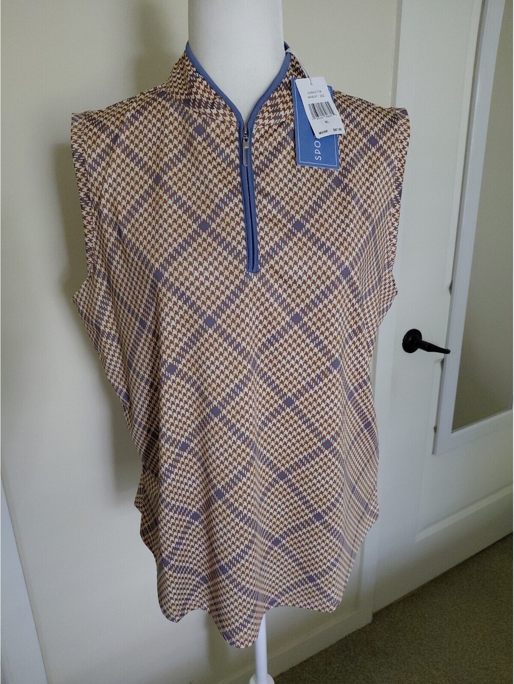 Sport Haley Golf Top Sleeveless NWT Multicolor Sz XL